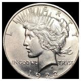 1922 Silver Peace Dollar UNCIRCULATED