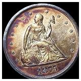 1875-S Silver Twenty Cent Piece CLOSELY UNCIRCULAT