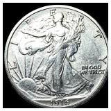 1916-D Silver Half Dollar Walking Liberty CLOSELY