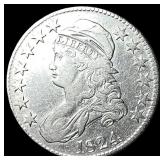 1824 Capped Bust Half Dollar NEARLY UNCIRCULATED