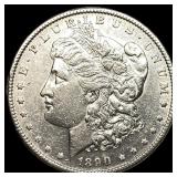 1890 Morgan Silver Dollar CLOSELY UNCIRCULATED