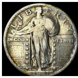 1921 Silver Standing Liberty Quarter NEAR UNC