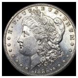 1889-S Silver Morgan Dollar CHOICE AU