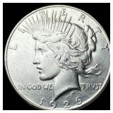 1926-S Silver Peace Dollar CLOSELY UNCIRCULATED