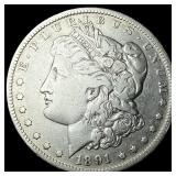 1891-O Silver Morgan Dollar LIGHTLY CIRCULATED