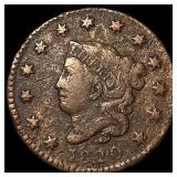 1820 Coronet Head Large Cent NICELY CIRCULATED