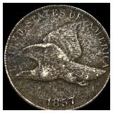 1857 Copper-Nickel Flying Eagle Cent HIGH GRADE