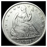 1872-S Silver Half Dollar NEARLY UNCIRCULATED
