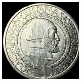 1921 Sweden Silver 2 Kroner UNCIRCULATED