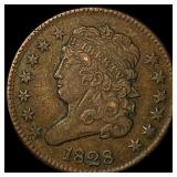 1828 Classic Head Half Cent LIGHTLY  CIRCULATED