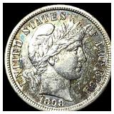 1898-S Silver Barber Dime CLOSELY  UNCIRCULATED