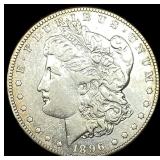 1896-S Silver Morgan Dollar ABOUT  UNCIRCULATED