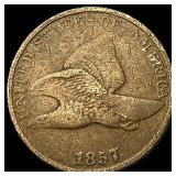 1857 Flying Eagle Cent LIGHTLY CIRCULATED
