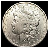 1897-S Silver Morgan Dollar NEARLY UNCIRCULATED