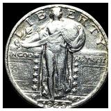 1929 Standing Liberty Silver Quarter CLOSELY UNCIR