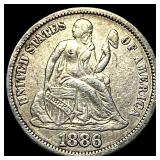 1886 Seated Liberty Dime CLOSELY UNCIRCULATED
