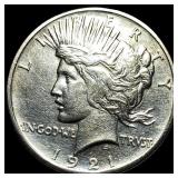 1921 Silver Peace Dollar CLOSELY UNCIRCULATED