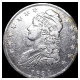 1834 Capped Bust Half Dollar NEARLY UNCIRCULATED