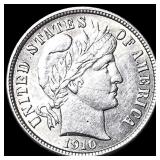 1910 Barber Dime UNCIRCULATED