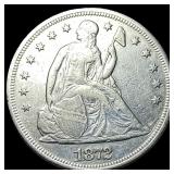 1872 Silver Dollar NEARLY UNCIRCULATED