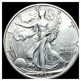 1936-S Silver Half Dollar Walking Liberty CLOSELY