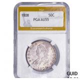 1808 Capped Bust Half Dollar PGA AU55