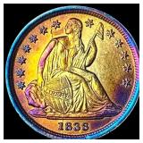 1838 Seated Liberty Dime CHOICE AU