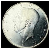 1938 Sweden Silver 2 Kroner UNCIRCULATED