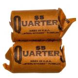 [40 Coins] Mixed Date Silver Washington Quarters