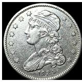 1834 Capped Bust Silver Quarter CLOSELY  UNCIRCUL