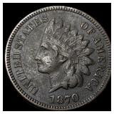 1870 Indian Head Cent NEARLY UNCIRCULATED