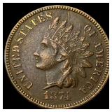 1874 Indian Head Cent CLOSELY UNCIRCULATED