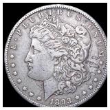 1893-CC Morgan Silver Dollar NICELY CIRCULATED