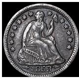 1853-O Silver Half Dime (Arrows) NEARLY UNCIRCULAT