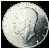 1938 Sweden Silver 2 Kroner UNCIRCULATED