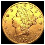 1897 Liberty Head Double Eagle $20 Gold UNCIRCULAT