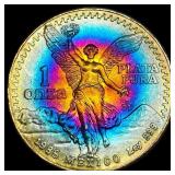 1985 Mexico Silver 1 Onza Libertad SUPERB GEM BU