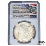 1921 Morgan Silver Dollar NGC BU