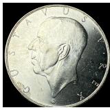 1938 Sweden Silver 2 Kroner UNCIRCULATED