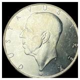 1938 Sweden Silver 2 Kroner UNCIRCULATED