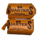 [40 Coins] Mixed Date Silver Washington Quarters