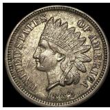 1862 Copper-Nickel Indian Head Cent CLOSELY UNCIRC