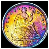 1853 Arrows Seated Liberty Half Dime CLOSELY UNCIR