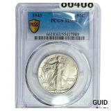 1943 Walking Liberty Half Dollar PCGS MS63