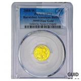 2008-W $5 Burnished American Buffalo 1/10oz PCGS S