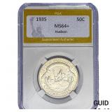 1935 Hudson Half Dollar PGA MS64+