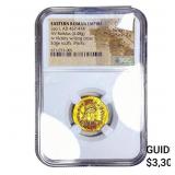 Eastern Roman Leo I AD 457-474 Gold Solidus 4.48G