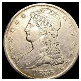 1838 Silver Half Dollar (Capped Bust) ABOUT UNCIRC