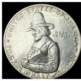 1920 Silver Half Dollar Pilgrim Commemorative CLOS