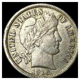 1916 Barber Dime CLOSELY UNCIRCULATED